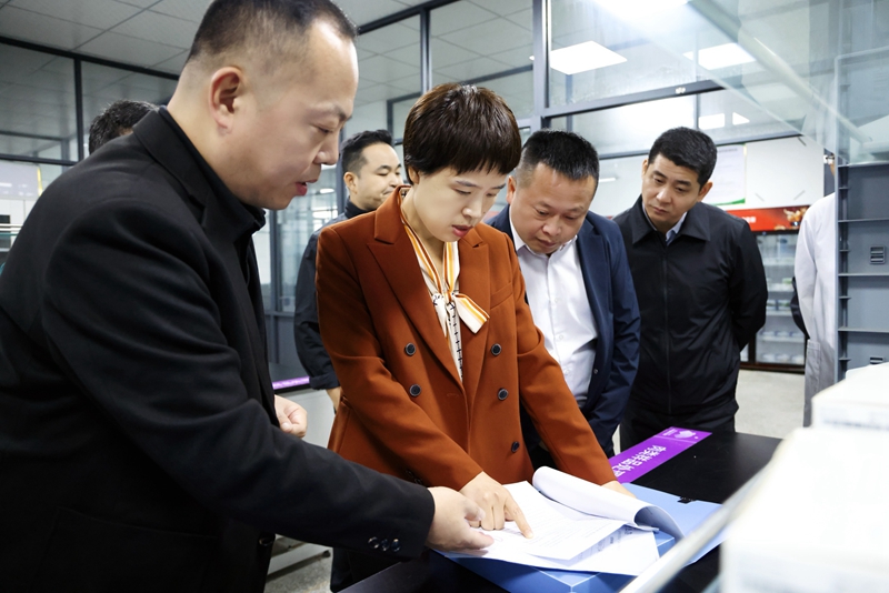 金华市婺城区区长胡余仙到金华茂阳督导检查