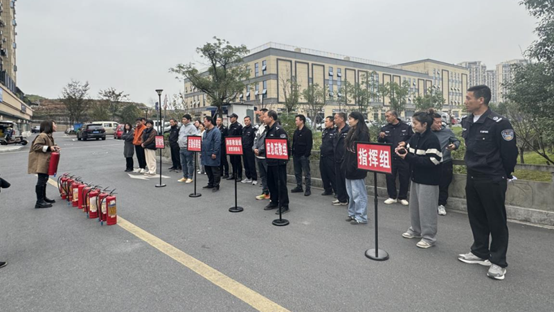 浦江农批市场开展半年度消防安全培训与演练活动